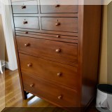 F29. Seven-drawer dresser. 55”h x 36”w x 21”d 